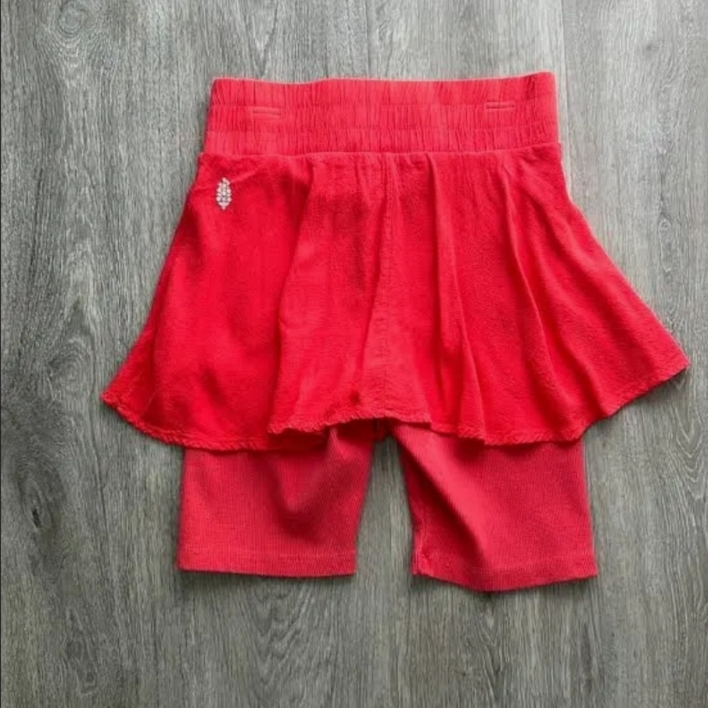 Free people skirt with attached shorts